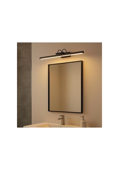 Siyah Metal Kasa Led Aplik - 6w Gün Işığı 10 Parça Siyah