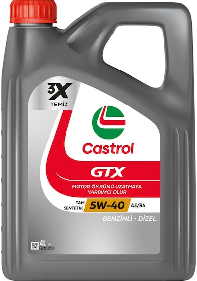 Castrol Gtx 5W-40 A3-B4 Motor Yağı 4 L