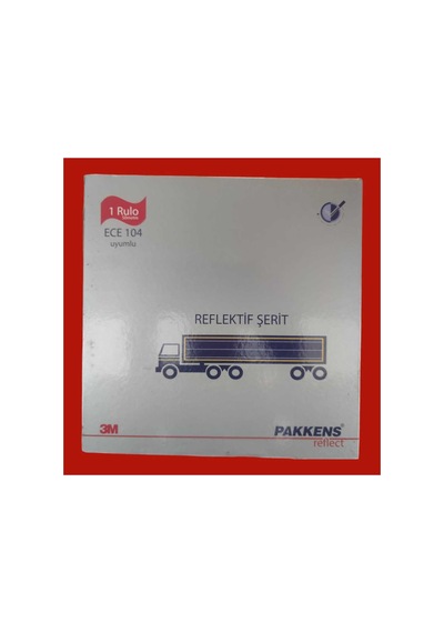 3m Sarı Reflektör Serit 55mmx50m. Ece104 Uyumlu