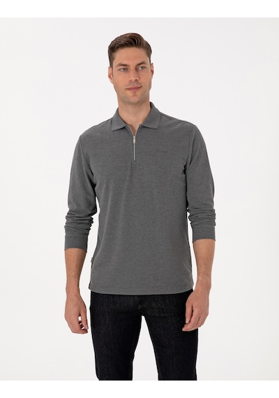 Pierre Cardin Erkek Antrasit Melanj Sweatshirt 50314046-vr081 Antrasit Melanj