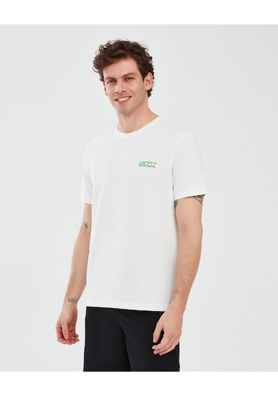 Skechers Graphic T-Shirt M Short Sleeve Erkek Kırık Beyaz Tshirt S241054-102