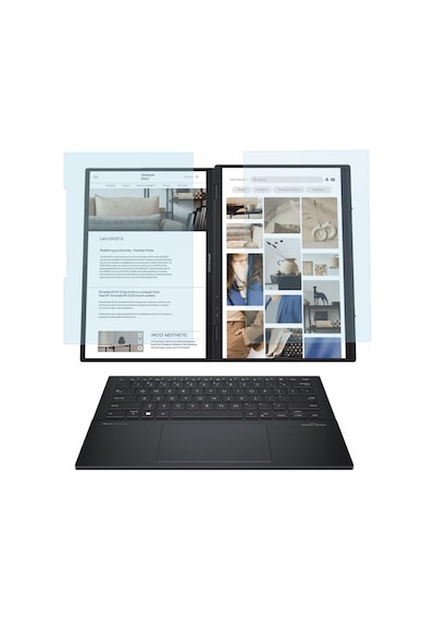 Asus Zenbook Duo Ekran Koruyucu 14 İnç Nano 2024 Ux8406