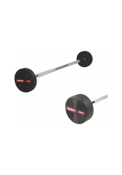 Alex Profesyonel Düz 55 Kg Tpu Barbell Ağırlık