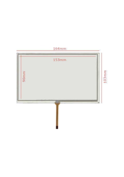 Çin Touch-7.0d ,7.0" 165x100mm Alt 4pin Dokunmatik Cam/touch