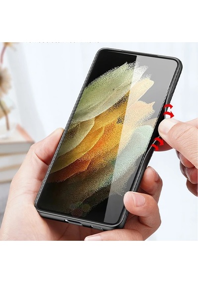 Hepsi Dux Ducis Sm Galaxy Uyumlu S21 Ultra Kılıf Fino Series Premium Arka Koruma Kılıf- 5775 Najmaddin Siyah