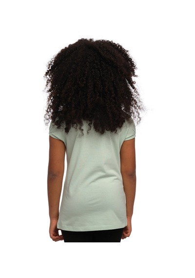 Lovetti Soft Yeşil Kız Çocuk Kısa Kollu Basıc Tişört 31001Y019 Yeşil