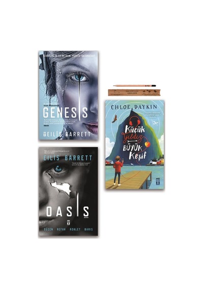Genç Timaş Oasis - Genesis - Küçük Yıldız Büyük Keşif Roman Set 3 Kitap