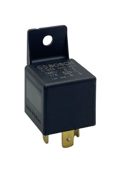 Bosch 12V 4 Uçlu 30 A Dirençli Ters Tip Ayaklı Röle