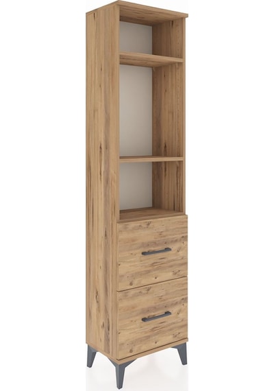 Arges Dolap 3 Raflı 2 Çekmeceli 44x30x182 Çam-çam Çam Arges Dolap 3 Raflı 2 Çekmeceli 44x30x182 Çam-çam Çam