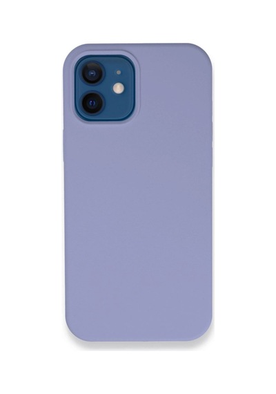 Apple Uyumlu   iPhone 12 Kılıf Lansman Legant Silikon - Lila