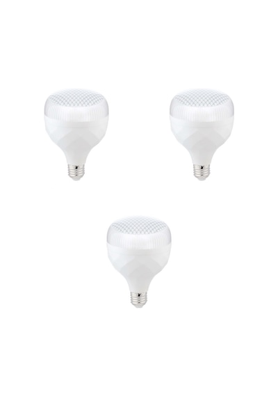 Zmr 20w 3 Lü Kristal Camlı T-bulb Led Ampul E27 6500k Beyaz Işık 1800lm