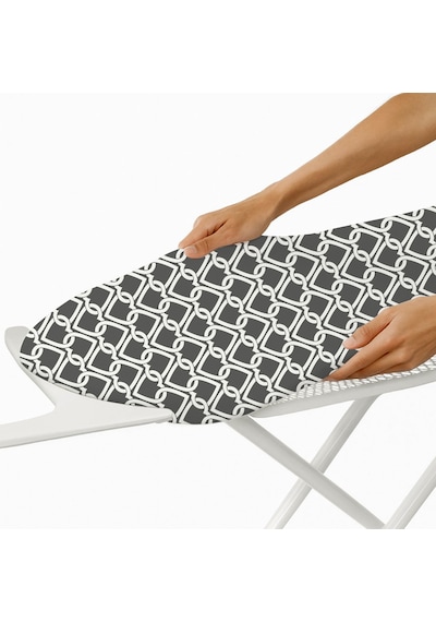Gercella Lotus 54x140 M Size Ütü Masası Kılıfı Bezi Örtüsü Ütü Masası Ve Aksesuarı Yedek Parça Açık Gri