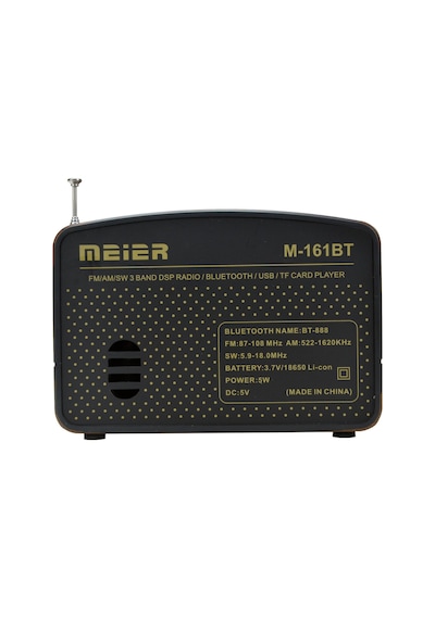 Nostaljik Fm Radyo Bluetooth-Usb-Retro Meier M161-Bt