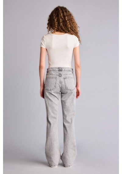 Defacto Bootcut Düşük Bel Uzun Jean Yıkamalı Pantolon H0137ax26spnm55 Gri-nm55 Defacto Bootcut Düşük Bel Uzun Jean Yıkamalı Pantolon H0137ax26spnm55 Gri-nm55