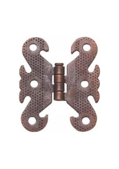 Kelebek Menteşe Metal 32 40mm Bakır 2 Adet Ahşap
