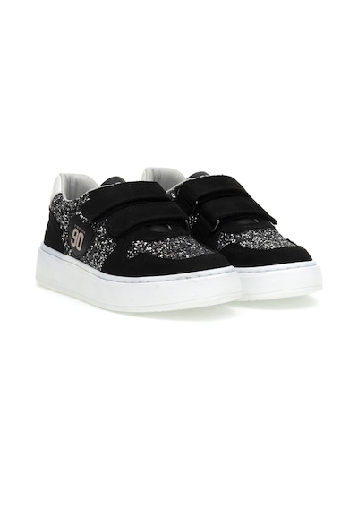 U.S. Polo Assn. Kız Çocuk Siyah Simli Sneaker Ayakkabı 50315552-VR046