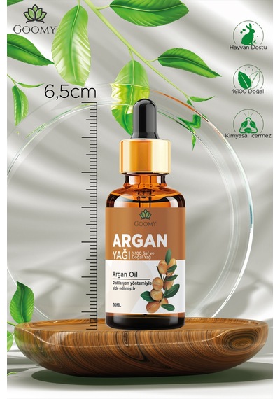 Goomy Argan Yağı Soğuk Sıkım 10 Ml %100 Saf Ve Doğal Argania Spinosa Oil