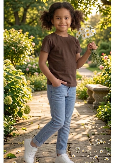 Kiagu Moka Mokha Kısa Kol Basic T-shirt- Terletmeyen Esnek Kumaş Pamuklu Mevsimlik Moka Kısakol Kız Çocuk Tsort Mocha Kiagu Moka Mokha Kısa Kol Basic T-shirt- Terletmeyen Esnek Kumaş Pamuklu Mevsimlik Moka Kısakol Kız Çocuk Tsort Mocha
