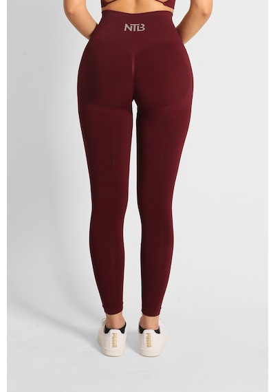 Nature The Brand Ntb Seamless Scrunch Push-up Leggings Yüksek Bel Büzgülü Toparlayıcı Dikişsiz Tayt Vişne Çürüğü