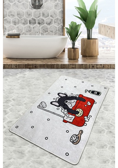 Dogs Shower Banyo Halısı Djt 80x100 cm
