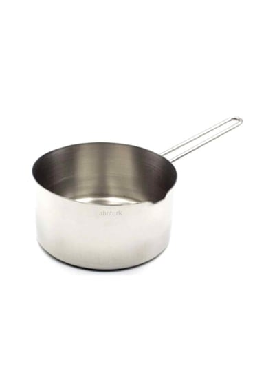 Ayrex 12 Cm Paslanmaz Çelik Sütlük 18/10 Ultra Lüks İnox Derin Sos Tavası Metal Saplı Çok Amaçlı Kaçerola Diğer