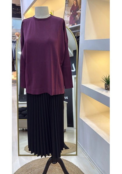 Nuss Triko Tunik Vişne K116