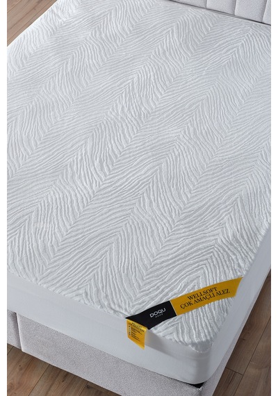 Wellsoft Çok Amaçlı Sıvı Geçirmez Fitted Alez 150x200 Beyaz