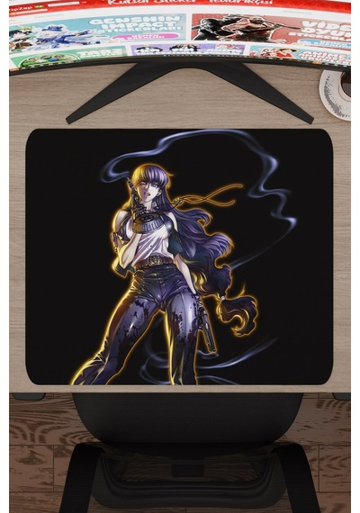 Black Lagoon Kaymaz Dikişli Kauçuk Oyuncu Mousepad V5 - 48x40 Xl Gaming Mouse Pad Fare Altlığı