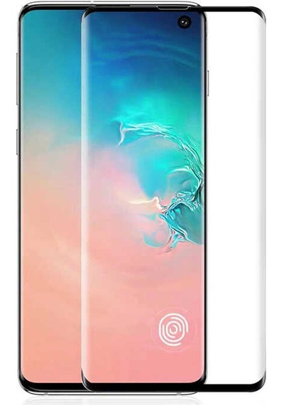 Galaxy S10 Plus Zore Kavisli Full Yapışkanlı Cam Ekran Koruyucu