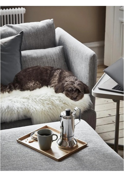 Ikea Bej Lüks Kanepe - Tekli Koltuk