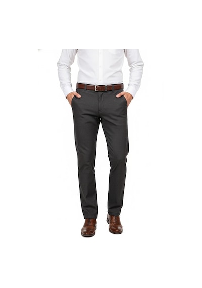 Kamer Erkek Regular Fit Klasik Pilesiz Kanvas Pantolon P1168 Bgl-st04796 Kahverengi