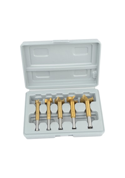 Brüder Mannesmann Forstner Matkap Seti, Titanyum Kaplı, 5 Parça M54005