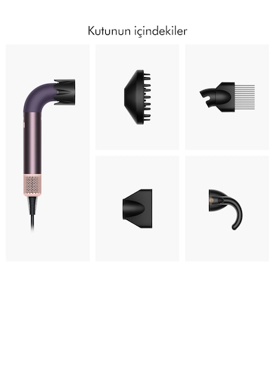 Dyson Supersonic r™ Saç Kurutma Makinesi Kıvırcık+Bukleli (Jasper Plum)