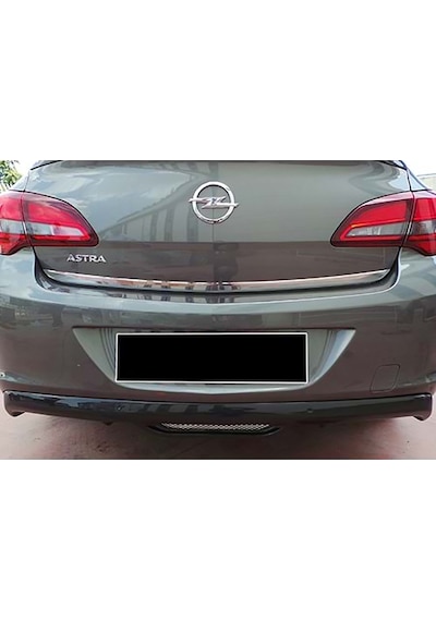 Opel Astra J Sedan Difüzör Difizör Plastik Parlak Siyah 2011-2018 Arka-bodykit-ek-karlık