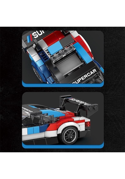 Reobrix Creator 672 Bmw M4 Gt3 Spor Araba Yaratıcı Yapı Blok Seti Building Blocks - 385 Parça