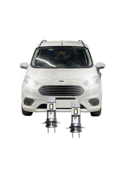 Ford Tourneo Courıer Led Kısa Far Ampulü H7 Mini Led 2'li Set
