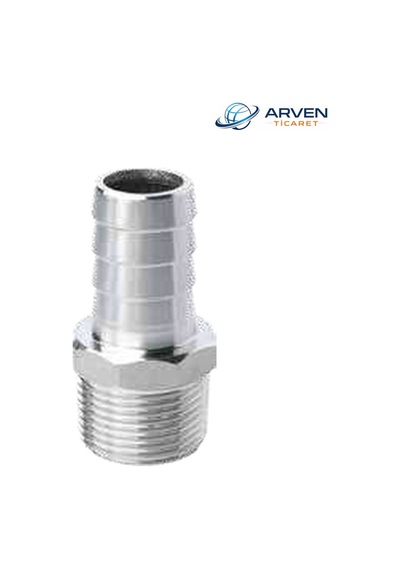 Tkc Ss304 Paslanmaz Çelik Dış Dişli Tırtıllı Hortum Rekoru 1 1/2 İnç Model Tkc77109-040