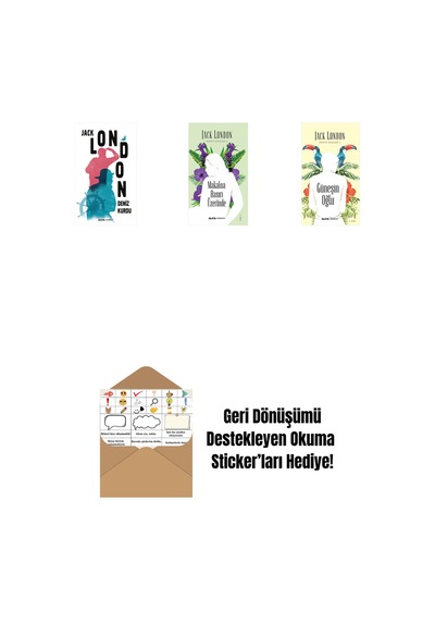 Deniz Kurdu + Makaloa Hasırı Üzerinde + Güneşin Oğlu + Okuma Sticker'ları