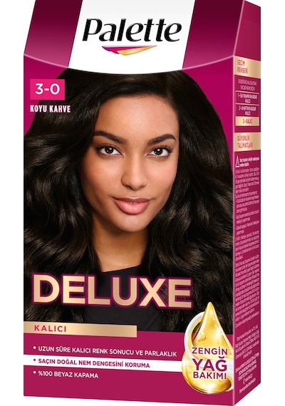 Deluxe 3-0 Koyu Kahve 50 Saç Boyası