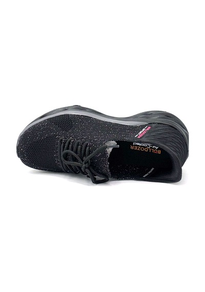 Bulldozer 020 Memory Foam İç Taban Comfort Günlük Kadın Spor Ayakkabı Siyah Siyah