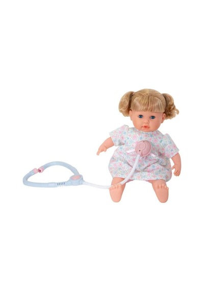 Sesli Ve Işıklı Beni İyileştir Bebeği 36 Cm Mavi