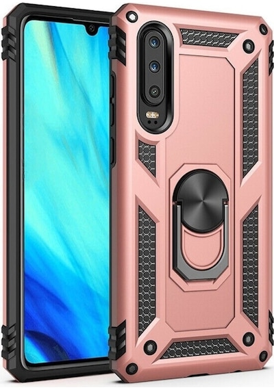 Huawei P Smart Pro 2019 Kılıf Tank Koruma Vega Standlı Yüzüklü Mı  (510536852)