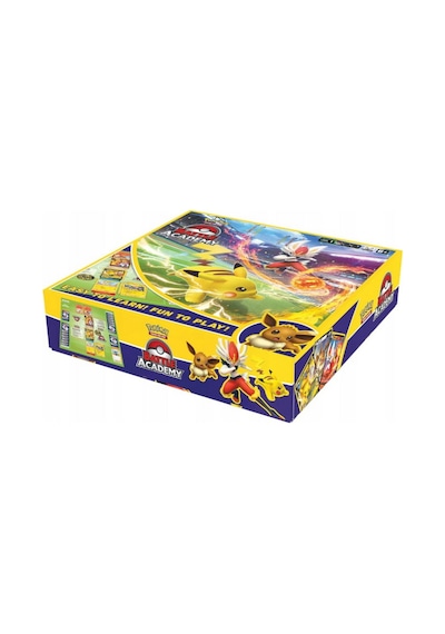 Pokemon Battle Academy Cinderace V - Pikachu V - Eevee V - Galarian 180 Kartlık 2-3 Kişilik Oyun Set
