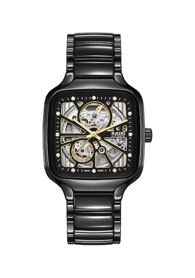 Rado True Square Automatic Open Heart Erkek Kol Saati R27086712 Gri