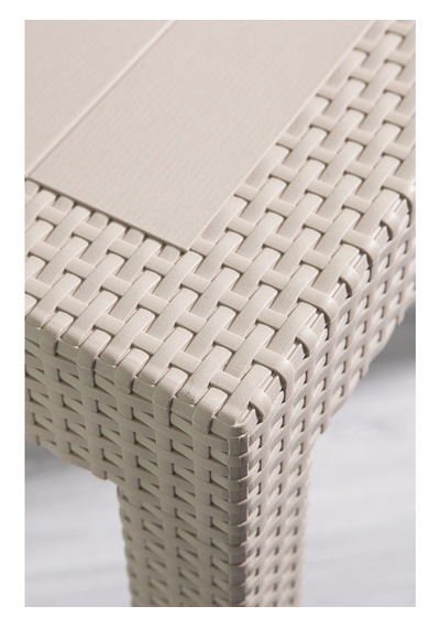 Rattan Masa 70x120 Sabit Masa - Bahçe Balkon