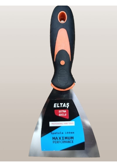Fiber Saplı Spatula 100 Mm Paslanmaz Çelik Esnek Mala Macun, Alçı Ve Boya Uygulama Aparatı