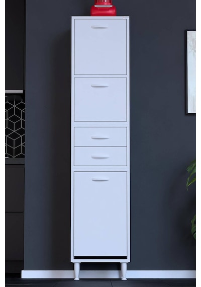 Asya Çok Amaçlı Mutfak Dolabı: Çekmeceli, Sepetli, Kapaklı Ekmeklik, Kiler Ve Kahve Köşesi 50 Cm Beyaz Asya Çok Amaçlı Mutfak Dolabı: Çekmeceli, Sepetli, Kapaklı Ekmeklik, Kiler Ve Kahve Köşesi 50 Cm Beyaz