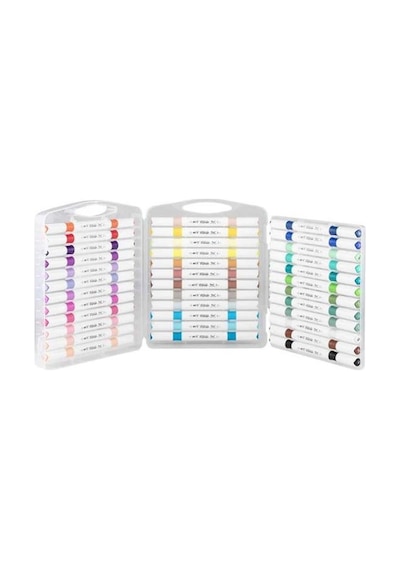 Rich Art X Acrylic Duo Marker Çift Uçlu Su Bazlı Boyama Kalemi 36 Renk Set 18058
