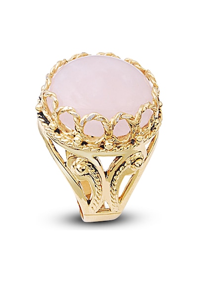 Kuyumcudukkani Özel Tasarım Otantik Gümüş Yüzük-10183-g-quartz 12 Gold