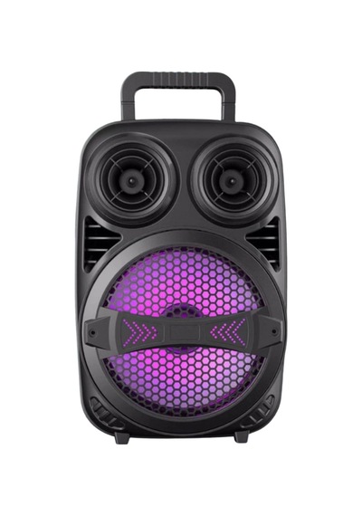 Mey İthalat Kablosuz Karaoke Hoparlör Mikrofonlu Rgb Işıklı 6.5 İnç Bluetooth Speaker Taşınabilir